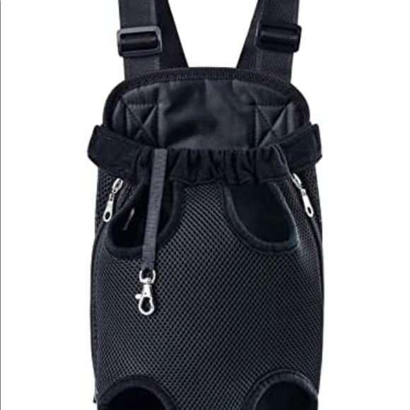 Dog Backpack Front Chest Carrier Pet Carrying Adjustable Hands Free Travel Bag - Picture 7 of 7